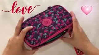 #kipling   O QUE COUBE NO MEU ESTOJO 50 PENS DA KIPLING ????