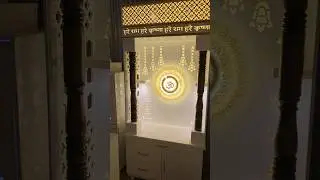 Large Wooden Mandir for Home | Handcrafted Home Temple with Traditional Design