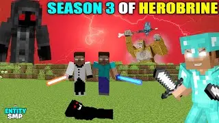 HEROBRINE MASSIVE FIGHT IN MOST SCARY WORLD 😱 ENTITY 606 GANG STORY ENDS | ENTITY SMP SEASON 3