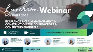 Mega Jati Academy Webinar Insurance & Claim Management in Construction