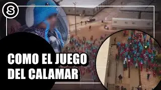 COMO EL JUEGO DEL CALAMAR: AS&Iacute; TIENEN A MIGRANTES DETENIDOS | Reportaje
