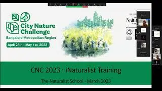 City Nature Challenge Blr 2023 & iNat training