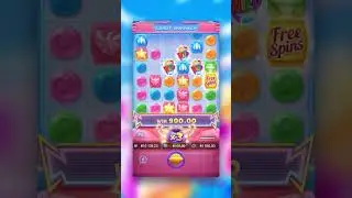 Candy Bonanza big win, bet 100 win 2300 #casino #slots