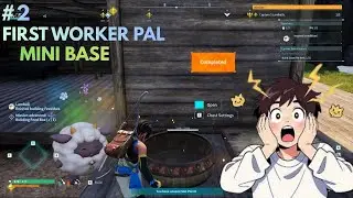 Palworld Day 2 Gameplay | Base Building & First Pal Capture | Survival Begins