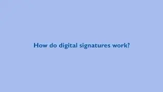 How do Digital Signatures Work? - GlobalSign APAC
