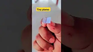 tiny planes/ tiny paper plane/ paper rocket flying shorts 💕💕💕#tinyplanes #shorts #flying