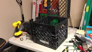 Kayak crate mod easy lid