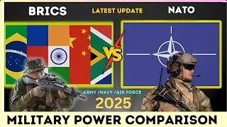 NATO vs BRICS Military Power Comparison 2025 | NATO vs BRICS military power | World Military Power