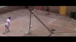 Oscar Pistorius Plays soccer in Jail