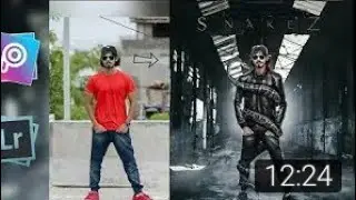 PicsArt Snake Manipulation Editing |Snake+Boy Rollout photo Editing Tutorial
