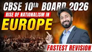 🔴Rise of Nationalism in Europe | CBSE 10th Board | History | Motion Schoolympiad #class10 #cbse