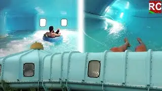 Atlantis Herzogenaurach - Crazy River (rasante Reifenrutsche mit Zwischenbecken)