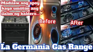 HOW TO REPAIR & CLEAN LA GERMANIA GAS RANGE || IGNITER NOT WORKING || YELLOWISH FIRE || TAGALOG