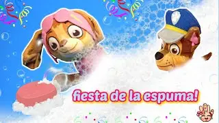 ¡FIESTA DE LA ESPUMA! La Patrulla Canina y sus amigos!