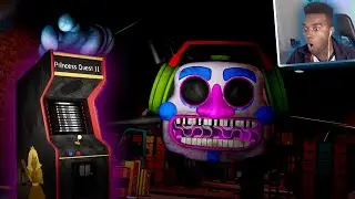 GIGANTIC DJ MUSIC MAN AND PRINCESS QUEST 1&2 [FNAF SECURITY BREACH Part 7]