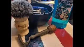 A FIRM Blade razor head shave using Wilkinson Sword soap