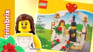 LEGO 40197 Wedding Favour Set 2018 Unboxing & Speed Build