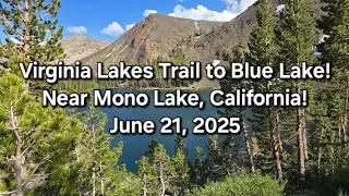 Virginia Lakes trail to Blue Lake (Mono Lake, CA)