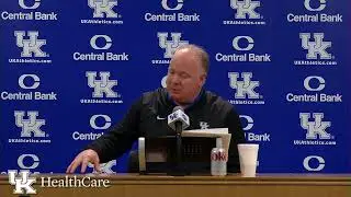 Coach Stoops - Pre-Tennessee Tech Press Conference presented by UKHealthCare