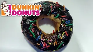 Dunkin' Donuts Choco Candy Sprinkle Donut review #food #shorts #foodie #dunkindonuts #donuts