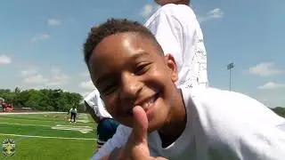 LMPD Community Engagement Unit teamed up with fmr UL/NFL great DeVante Parker for his football camp