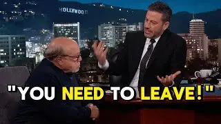 Danny DeVito Kicked Off Jimmy Kimmel's Show After Fiery Dispute