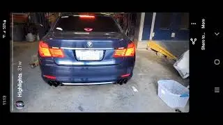 BMW F01 750i N63 Straightpiped E85