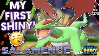 FASTEST SHINY YET! Amazing Shiny Salamence! | Sword and Shield Shiny Reaction | 271