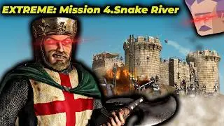 Stronghold Crusader Extreme - Mission 4: Snake River Walkthrough | How to Dominate the Battle!