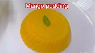 Instant Mango pudding | No Gelatin No Agar Agar  | #gulkirasoi #pudding #puddingrecipe #mango