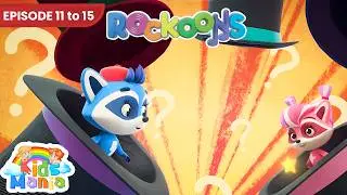 ROCKOONS | Episodes 11-15 | Kids Badminton Adventure 🏸🤩 | Music 🎶 Fun  Learning for Kids | Kidsmania