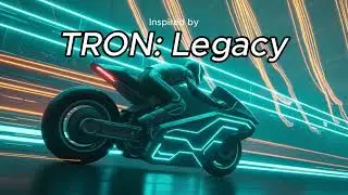 TRON: Legacy Inspired | Futuristic Neon Synth Music ⚡ 4K AI Cyber Soundscape