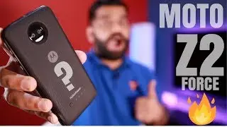 Moto Z2 Force Unboxing and First Look - Shatterproof 6GB RAM - My Opinions