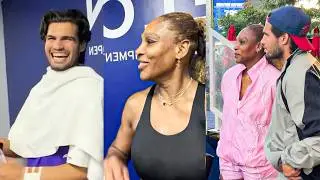 Alcaraz & Serena Williams Joke Around at the Gym after Mixed Doubles | US Open 2026