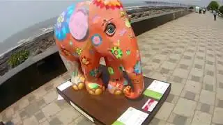VISITING AT ELEPHANT PARADE ART/ 101 ELEPHANTS/ WORLI SEAFACE MUMBAI