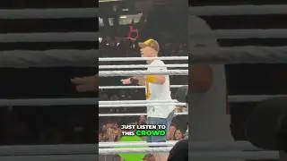 Part2: John Cena's Final WWE Event? Crowd Roars! 🥺 #JohnCena #WWE #shorts