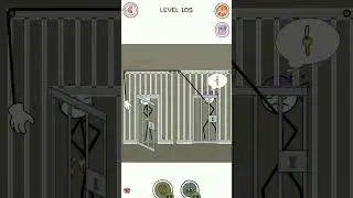 Thief Puzzle: To Pass A Level 105 (weegoon) #shorts #funnystickman