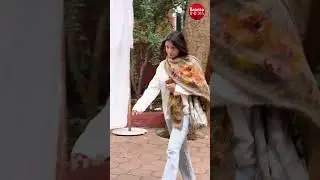 Shefali Bagga spotted at Arjun Bilani's Father in law's prayer meet💔#shefalibagga #arjunbijlani