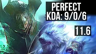 MORDEKAISER vs VOLIBEAR (TOP) | 9/0/6, Legendary | EUW Diamond | v11.6