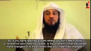 (English) Sheikh Mohammed Al Arifi -  Corruption of the Heart [Beautiful Islamic Reminder]