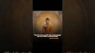 Seek Your Own Truth Gautam Buddha&rsquo;s Guide to Real Knowledge #shorts #Buddha #Wisdom #InnerPeace
