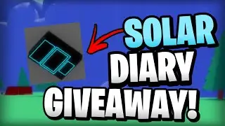 SOLAR DIARY GIVEAWAY! | Roblox Stands Awakening