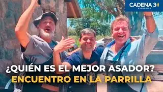 Guille Hemmerling enfrenta a Z&aacute;rate y Grimaldi: &iquest;qui&eacute;n ser&aacute; mejor asador? | Encuentro en la Parrilla