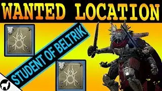 Wanted Student of Beltrik Location | Spider Bounties | Destiny 2 Forsaken | Exodus Black