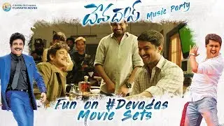 Nagarjuna & Nani Fun on #Devadas Movie Sets | Vyjayanthi Movies