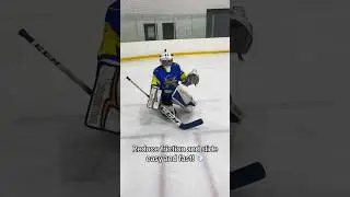 Easy Pad Slides 🧈 #hockey #icehockey #nhl #hockeygoalie