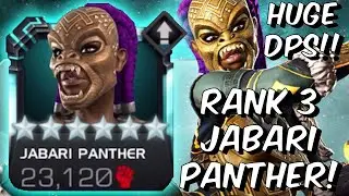 6 Star Rank 3 Jabari Panther is an ABSOLUTE MONSTER!! - Solid God Tier - Marvel Contest of Champions