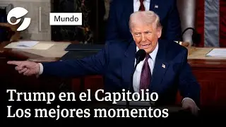 DONALD TRUMP en el CAPITOLIO: Discurso récord, chicanas, cruces y expulsión