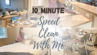 ⏰ 10 MINUTE SPEED CLEAN WITH ME | CLEANING WITH KIM