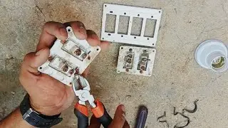 A trick to fix the electrical board at home in two minutes |Live electric work| Open ectric wiring